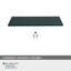 Poignées Edge 3-3 / 4 pouces (96 mm) d'armoire noir mat centre à centre - paquet de 25-111778254-111778252