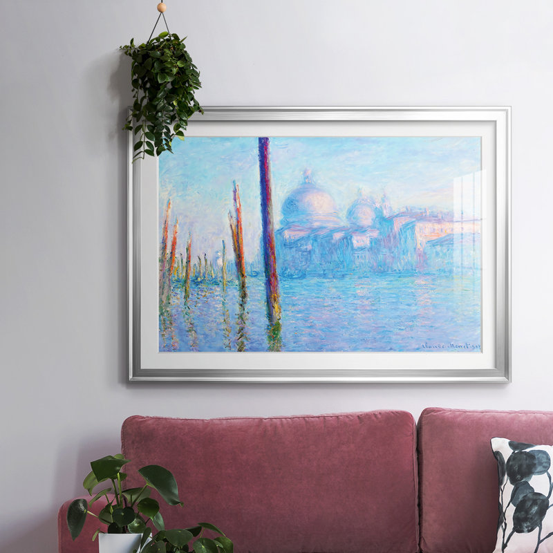 Le Grand Canal à Venise, 1908 04, Argent, H 30 po x l 44 po x P 1,5 po