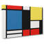 Composition Vol.3 by Piet Mondrian - Wrapped Canvas-61850637