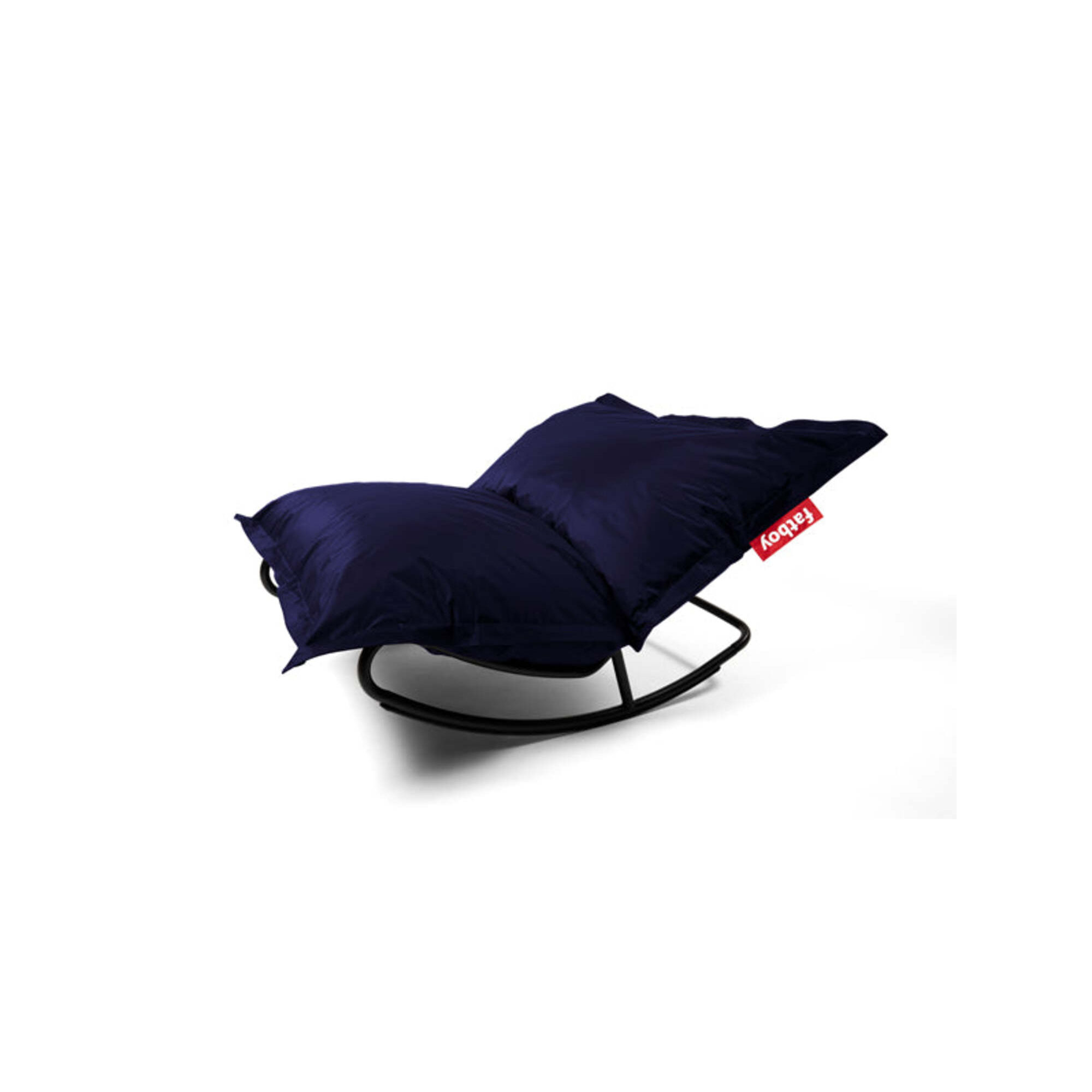 Original Slim Bean Bag Chair + Rock 'n Roll Rocker Bundle, Blue