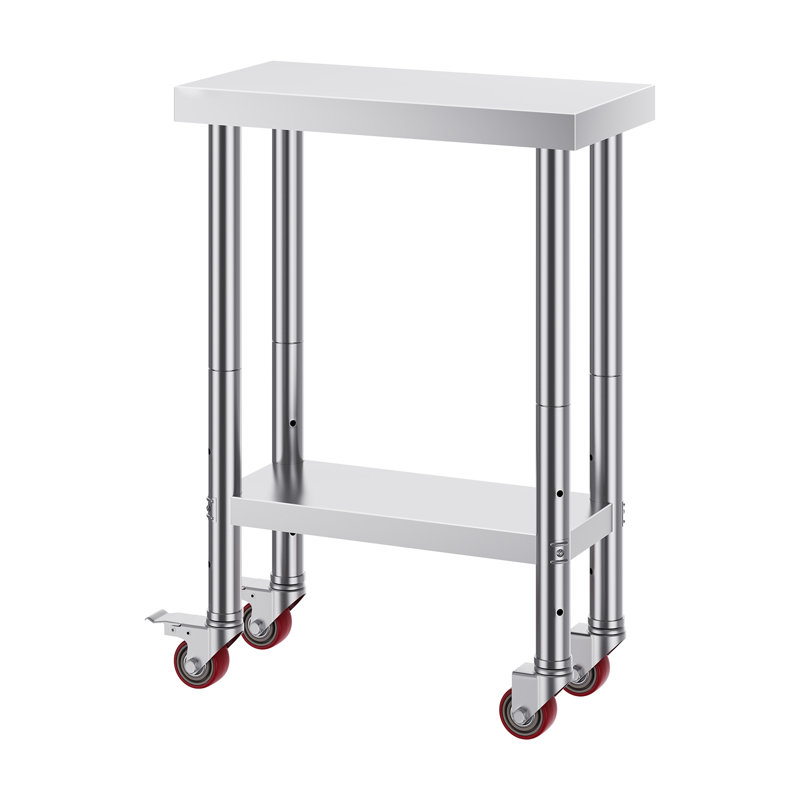 Stainless Steel Work Table With Wheels
