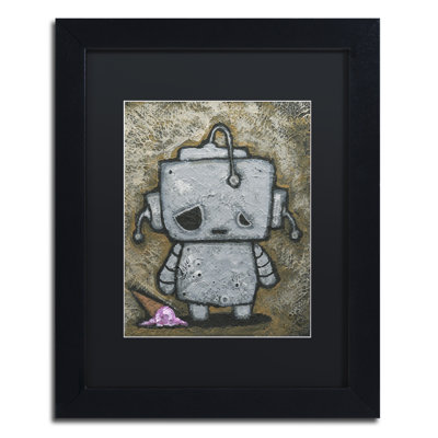 Jonati Weebot-Icecream' Craig Snodgrass Framed Painting Print on Canvas