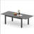 63"-92" Extendable Aluminum Outdoor Dining Table