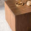 Ensemble de 2 tables basses gigognes noyer