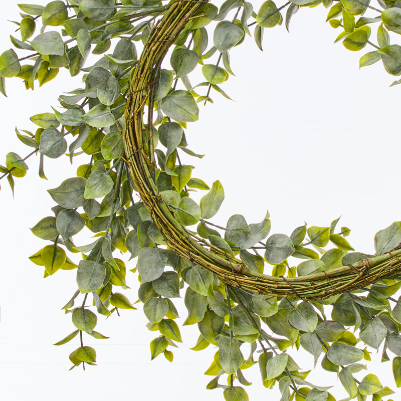 Couronne d'eucalyptus UV 28 po, 28 po x 28 po