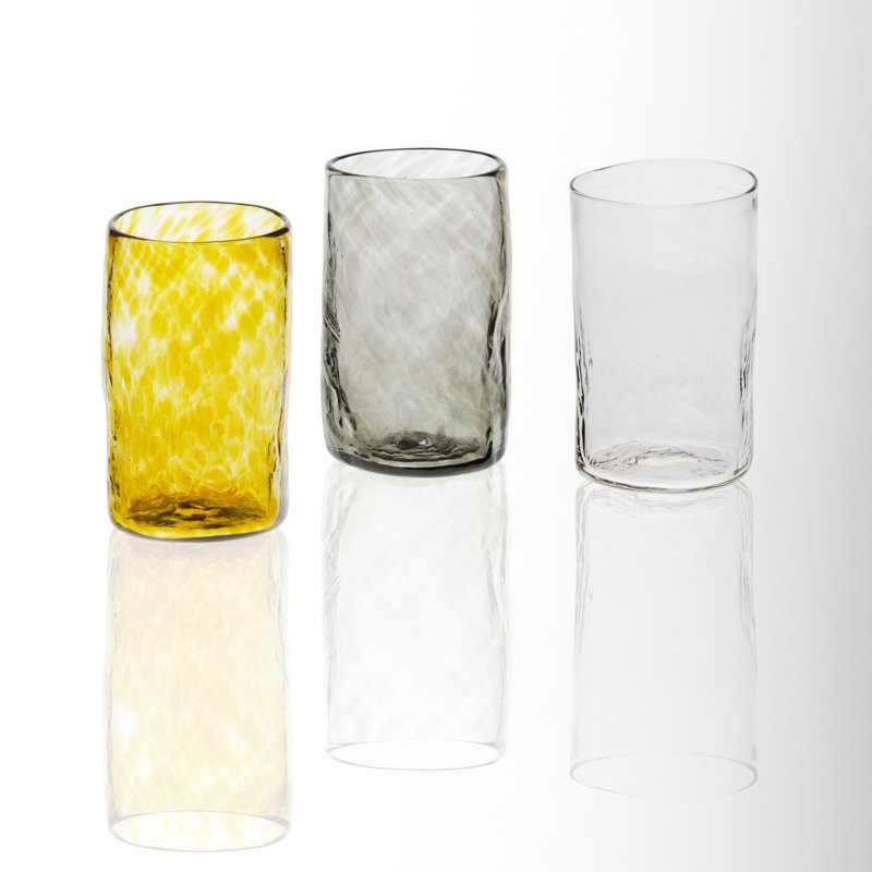 S/6 Large Tumbler, Clear, 12oz