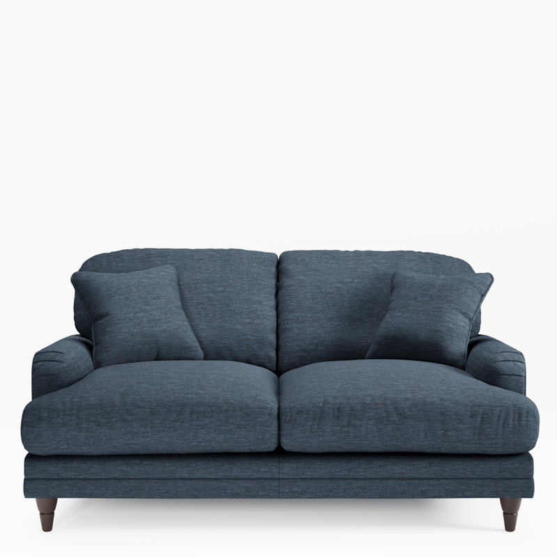Adaku 2 Seater Sofa, Burnished Beech, Marine