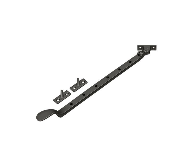 Deltana CSA13U26D 13" Colonial Casement Stay Adjuster in Brushed Chrome, Oil Rubbed Bronze