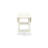 3 Piece Dining Set Contains a Round Dining Room Table with Dropleaf & Shelves and 2 Faux Leather Chairs, Linen White-1223496988