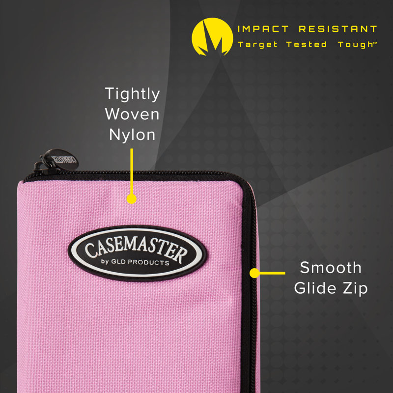 Casemaster Select Nylon Dart Case Pink, Pink