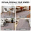 Tapis d'intérieur antidérapant, lavable à la machine, texture lin, couleur noyer-1345764497-1345764509