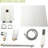 Shower System With Waterfall Tub Spout In Brushed Nickel - 10 Inch Wall Mounted, Square, 3 Function, Rain Shower, Handheld, Feature Kit Mounted Square Nickel, Overhead Tool-118625425