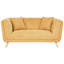 Sofa 2 Seater Temira Fabric Green with Ottoman-1158822976