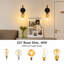  1-Light Black Armed Sconce (Set of 2)