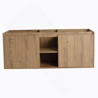 48" Wall Mounted Bathroom Vanity ,Soft Closing Door Hinge