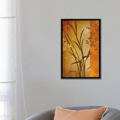 « automne coucher de soleil i », reproduction d’impression sur toile tendue