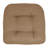 Marina Decoration Premium Thick Comfy Patio Seat Pads Fiber Fill Tufted Tie-Less Pillows 19 x 19 x 5 Inch Textured Solid Cover Indoor Outdoor Chair Cushions, 12 Count Pack Taupe Color-111302111-112653715