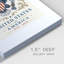 E Pluribus Unum Crest - Toile tendue avec châssis - prêt à accrocher-2007894641