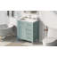 Ensemble de meuble-lavabo 30 po avec lavabo, armoire de salle de bain verte avec tiroirs, cadre solide et panneau de fibres à densité moyenne (ancien numéro de référence: N725S999222F)-118003268