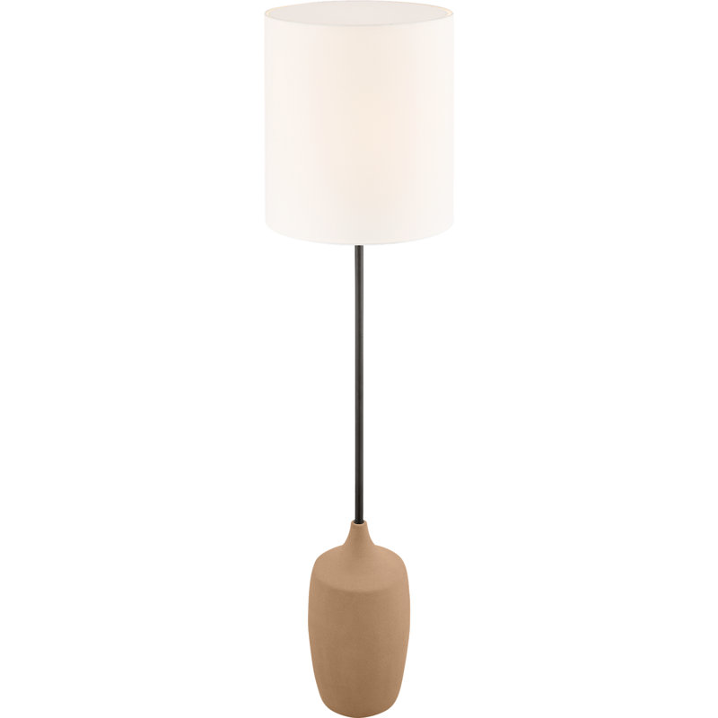 Richard June Transitional Sayer Floor Lamp, Toast
