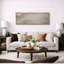 «Warm Neutral», art abstrait minimaliste, images de salon contemporain, impression sur toile encadrée-126054818-126054810
