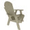 Chaise Adirondack en poly Aigris Fire Pit Chair