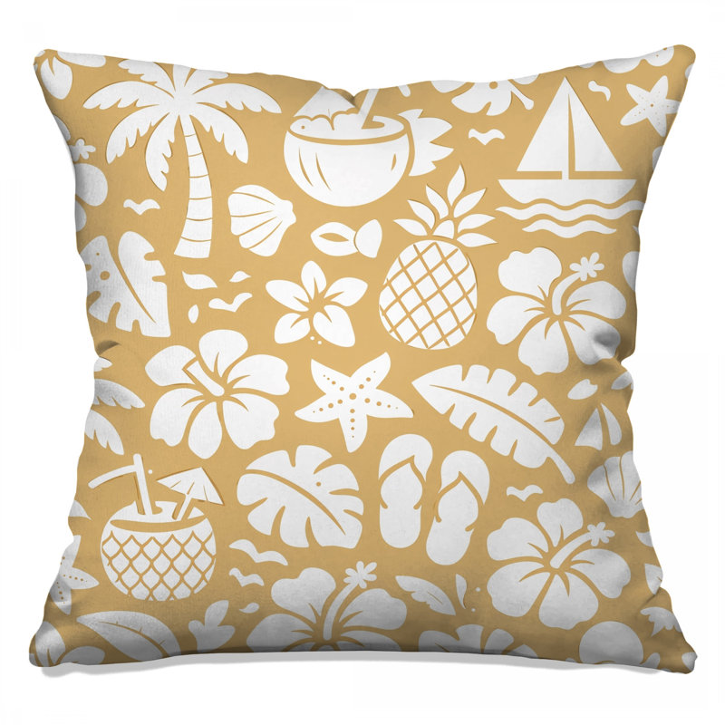 Coussins décoratifs Tropical Beach, 18 x 18 inches