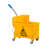 Mind Reader Bucket with Wringer and Mop Set, 22 Qt (5.5 Gallon), Floor Cleaning, Wheels