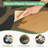 Shimeek Reversible Outdoor Mat, Waterproof Plastic Outdoor Mat, Black&Brown,Rectangle 9' x 12'-716048430-721489932