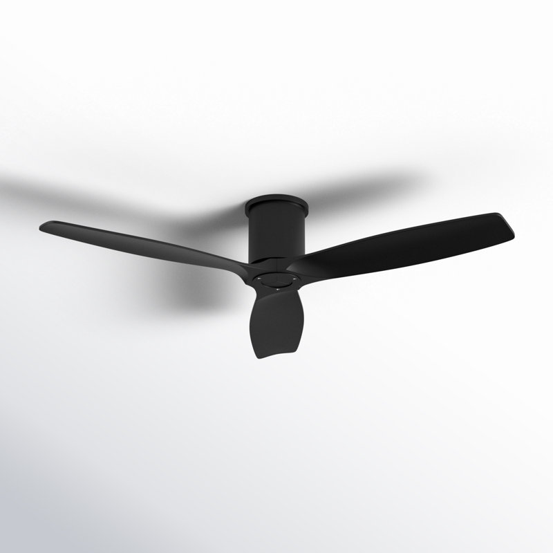 Rafaella 52'' Ceiling Fan, Midnight Black, Midnight Black