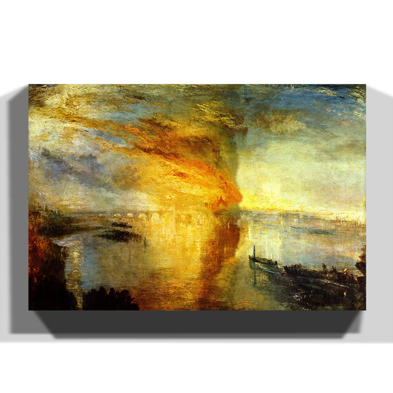 J.M.W. Turner - Wrapped Canvas Painting, 70cm H x 100cm W
