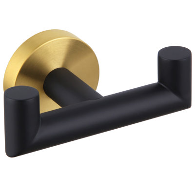Stainless Steel Bathroom Double Mounting Robe Hook
