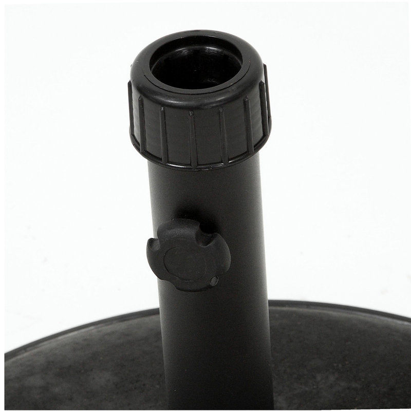 PORTE-UM ROND 55 LBS, Noir