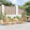 Barile 2 - Person Solid Wood Patio Dining Set Square Table