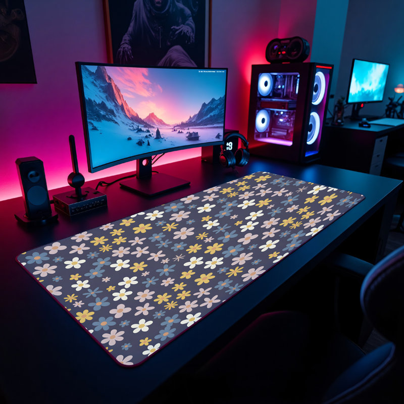 Polyester Desk Pad, 31.5x15.5