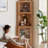 Burlywood Solid Wood+Glass Display Cases