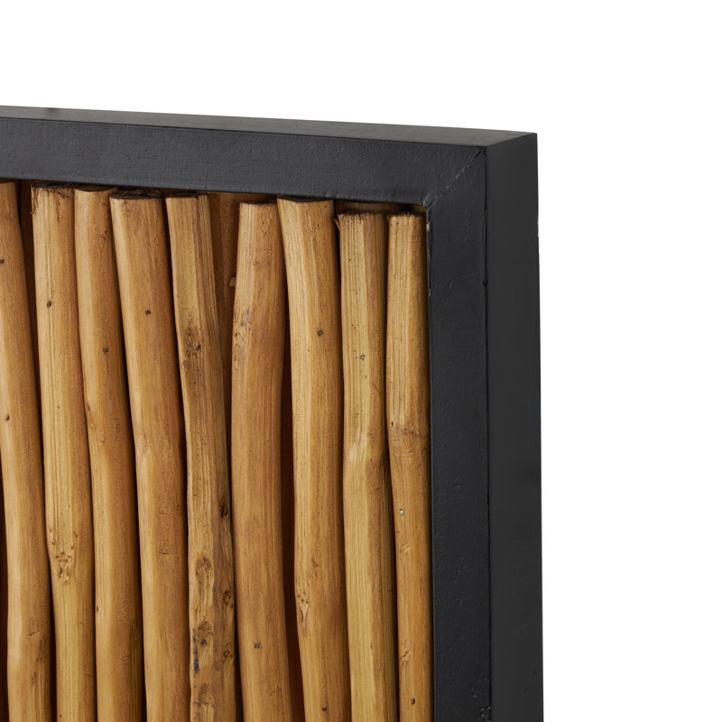 Art textuel sur bois