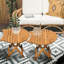 Table d'appoint pliante en bois Wiebe