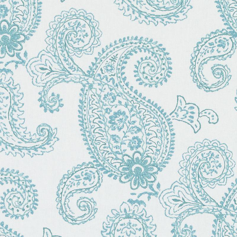 Grandeur Fabric, Aquamarine