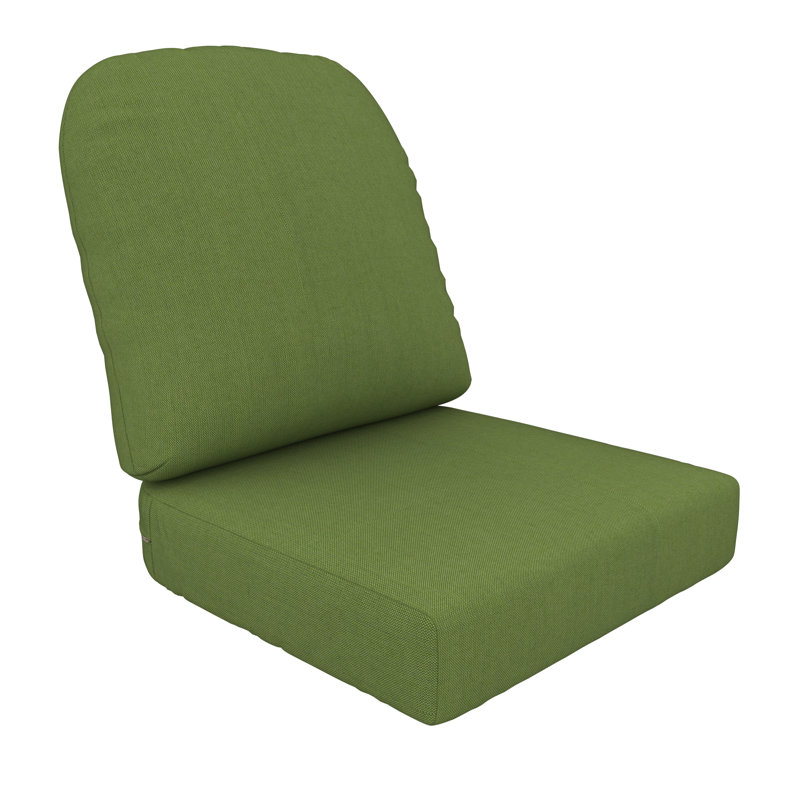 Outdoor Sunbrella® Seat/Back Cushion, Spectrum Cilantro Sunbrella® Plainweave