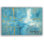 Tranquil C Courants - Art abstrait sur toile bleu et or
