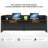 78.74-Inch Vintage Front Desk with Lockable Drawers, Perfect for Reception or Computer Use