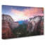 View Of Zion National Park In Utah In Abstract - Wrapped Canvas-55300882