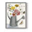 «Watering Can Bouquet II», reproduction encadrée - bois massif-801024687-801024678