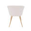 Chaise d'appoint rembourrée en velours Pell