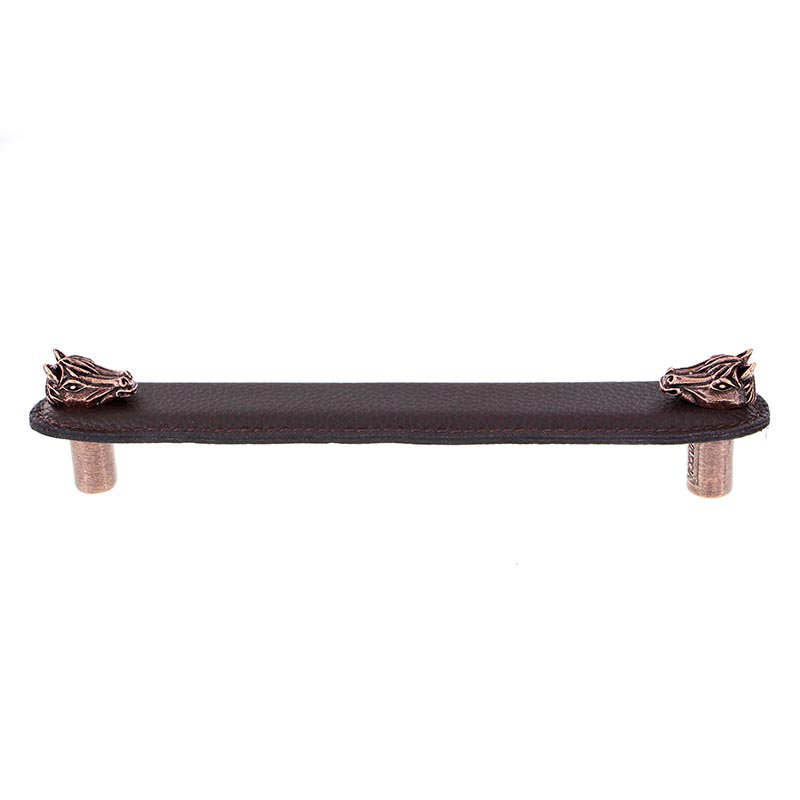 Equestre 3" Center to Center Bar Pull, 6", Antique Copper
