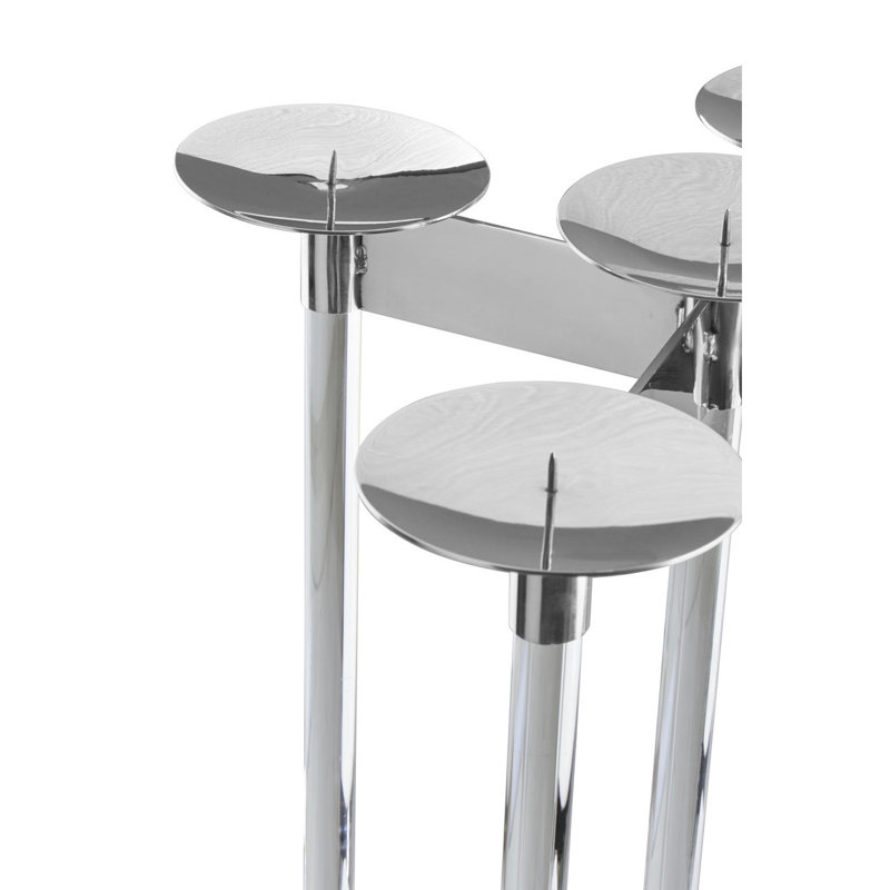 Ann Tabletop Lantern, Silver
