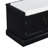 Storage Bench With 2 Drawers And 2 Cabinets, Shoe Bench With Removable Cushion For Living Room, Entryway (Black)-119861191