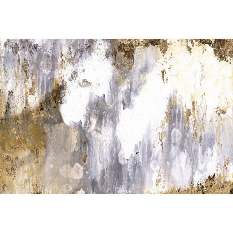Grey And Yellow Neutrals - Wrapped Canvas Art Prints, 30cm H x 46cm W x 3.8cm D