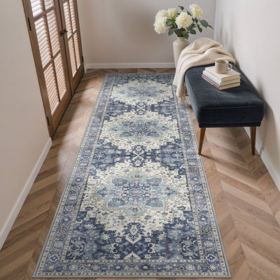 Roehit Oriental Performance Machine Washable Area Rug